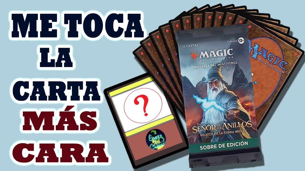 Magic The Gathering - EL SEÑOR DE LOS ANILLOS - SOBRES UNBOXING 1