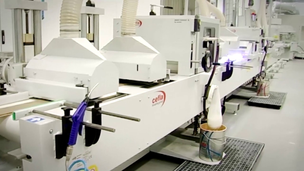 Cefla Smartparquet complete line for parquet