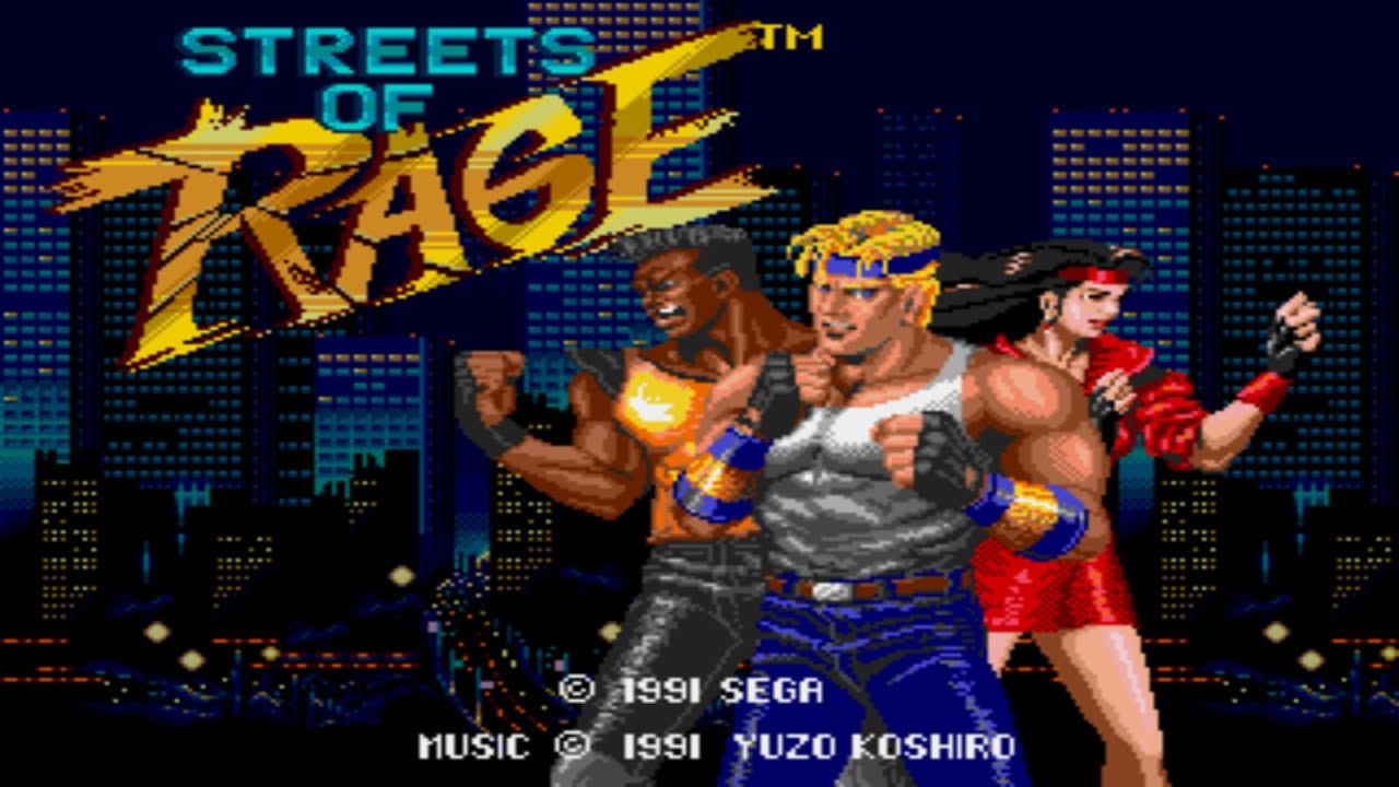 Streets of Rage Full Game Gameplay Walkthrough 2 Players Coop No Commentary