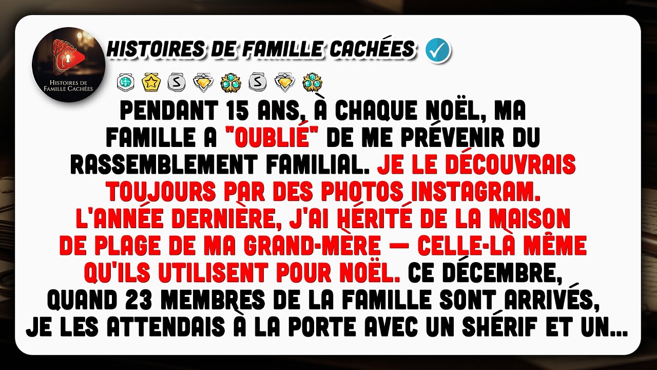 Ignoré À Noël Pendant 15 Ans, J'ai Hérité Du Lieu De Réception Favori De Mes Parents.
