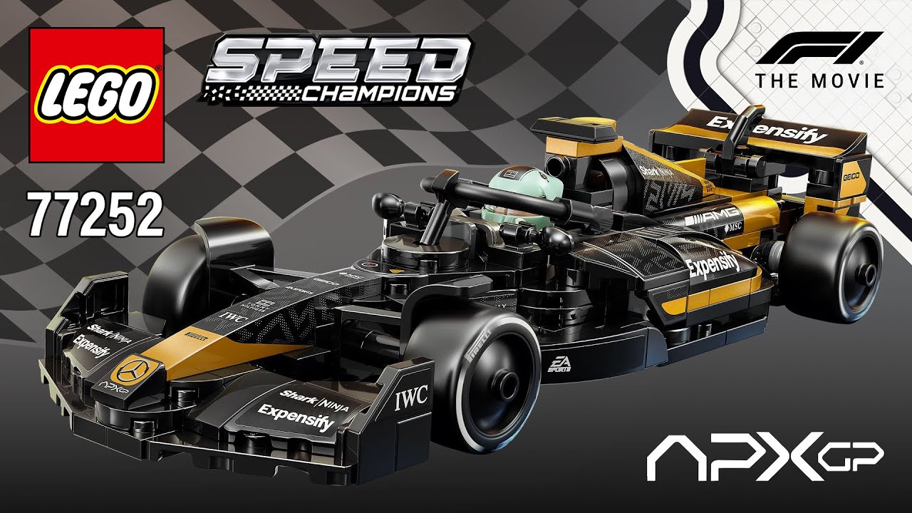 LEGO Speed ​​Champions Гоночный автомобиль команды APXGP из фильма «Форт-1» (77252) [268 деталей]...