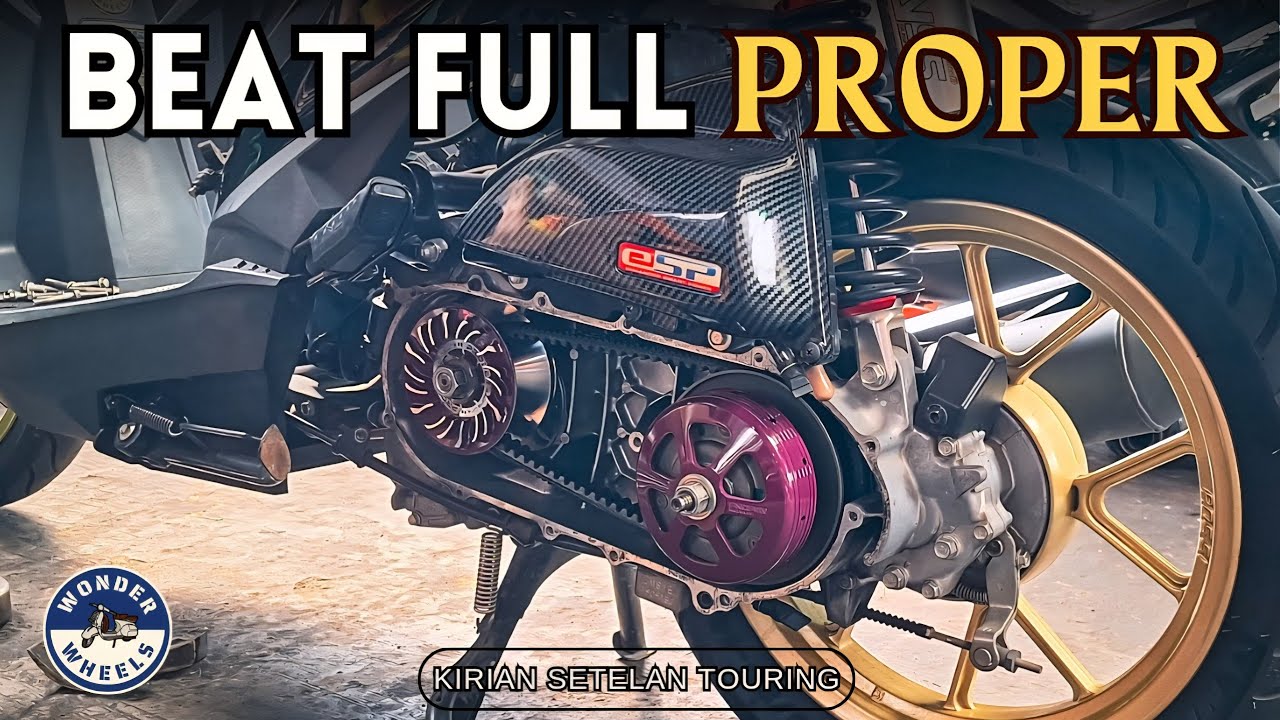 SETTINGAN CVT BEAT PALING ENAK BUAT TOURING | Persiapan Touring Sumatra