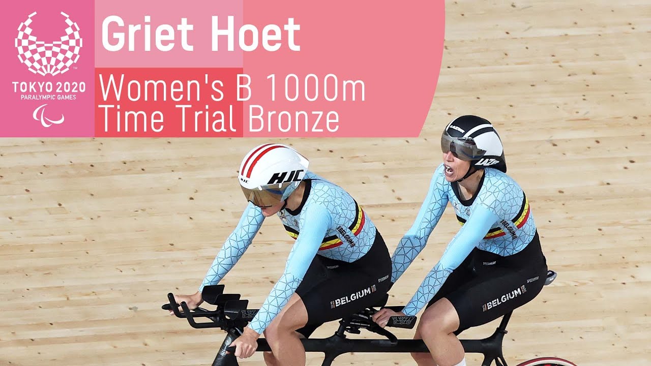 Griet Hoet Wins Bronze | Women's B 1000m Time Trial | Cycling Track | Tokyo 2020 Games