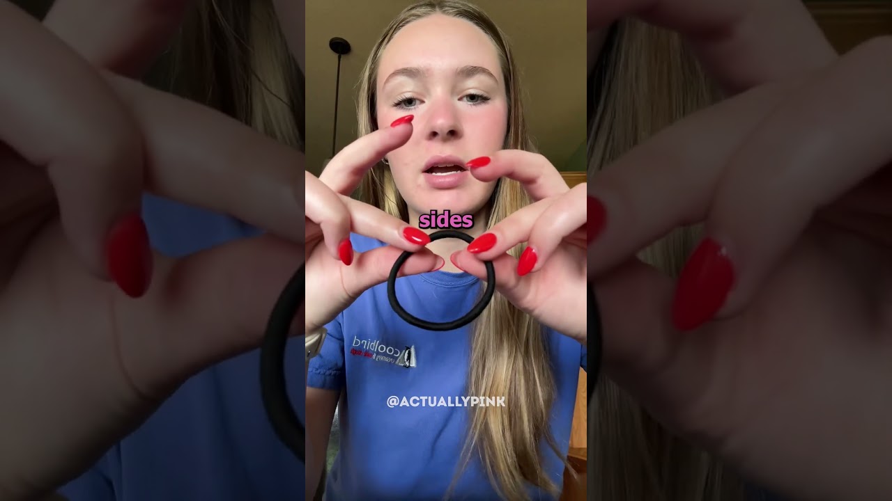 Craziest Hair Tie Magic Trick Ever 🤯