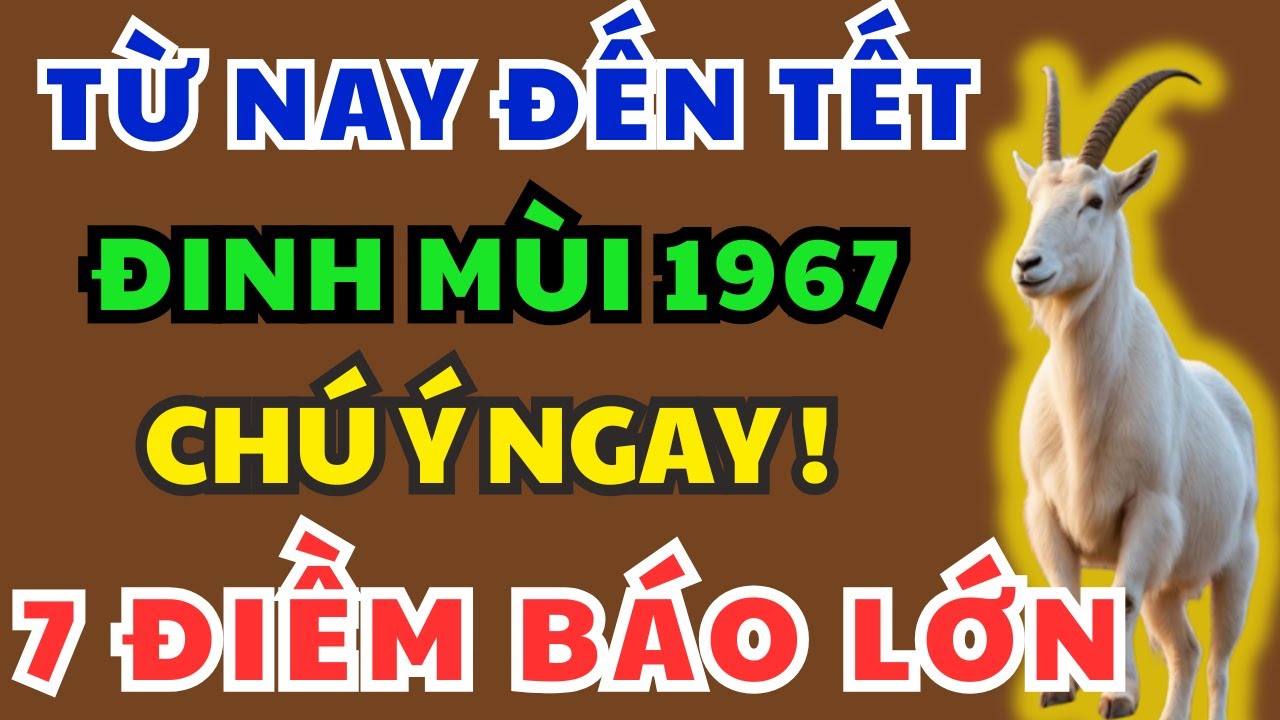 Đinh Mùi 1967 từ nay đến Tết Âm Lịch, Bất Ngờ Xuất Hiện 7 Điềm Báo Lớn – Kiểu gì cũng xảy ra!