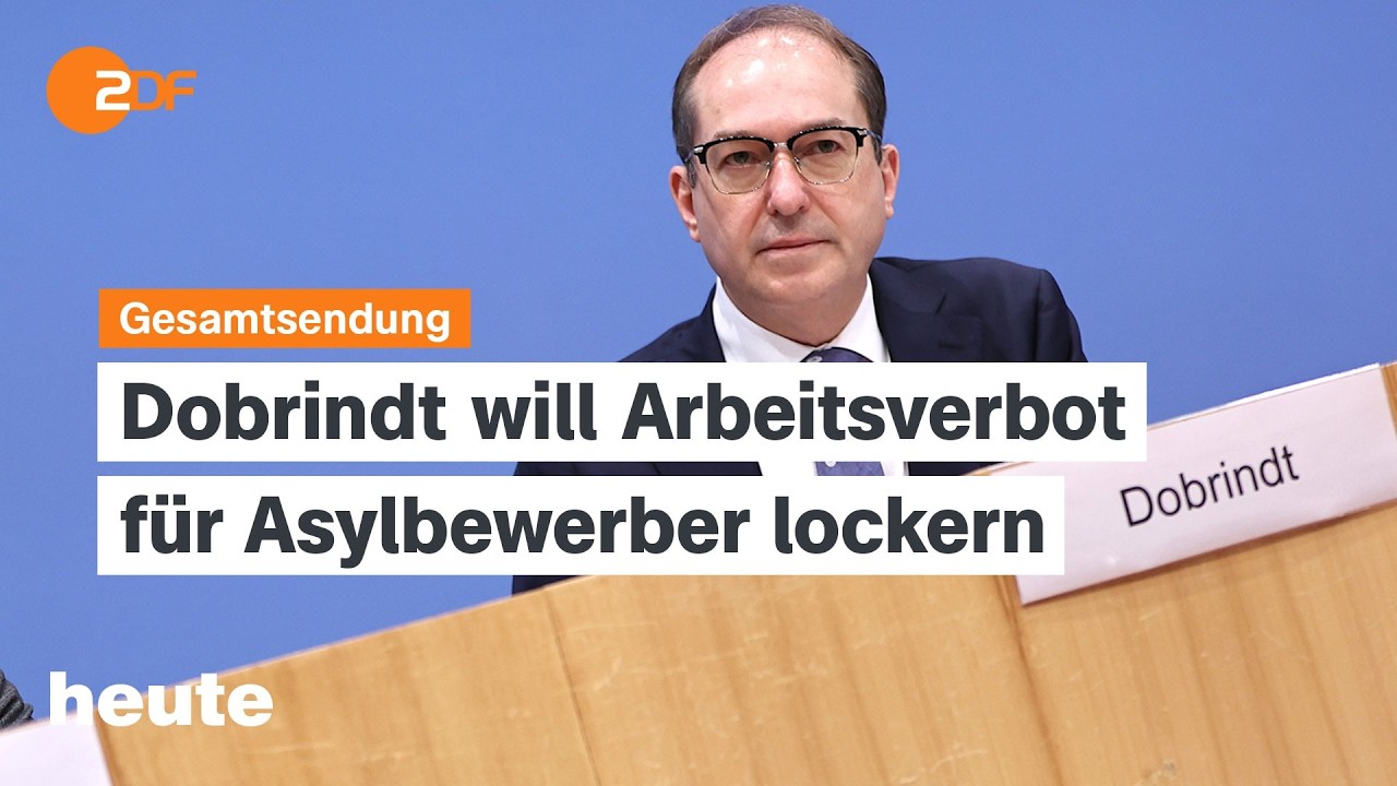 heute 19:00 Uhr vom 22.02.2026 Lockerung des Arbeitsverbots, Ende der Olympischen Winterspiele