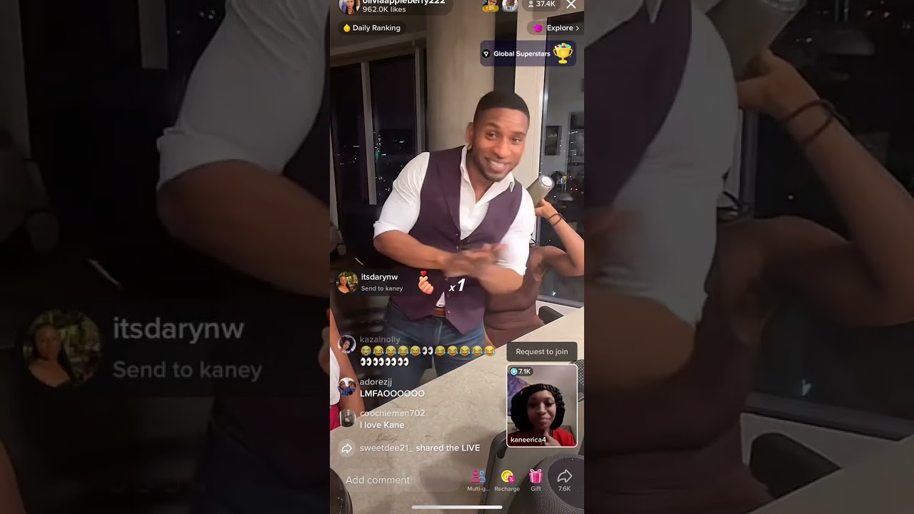 Ekane goes live with poly couple |very funny!!|