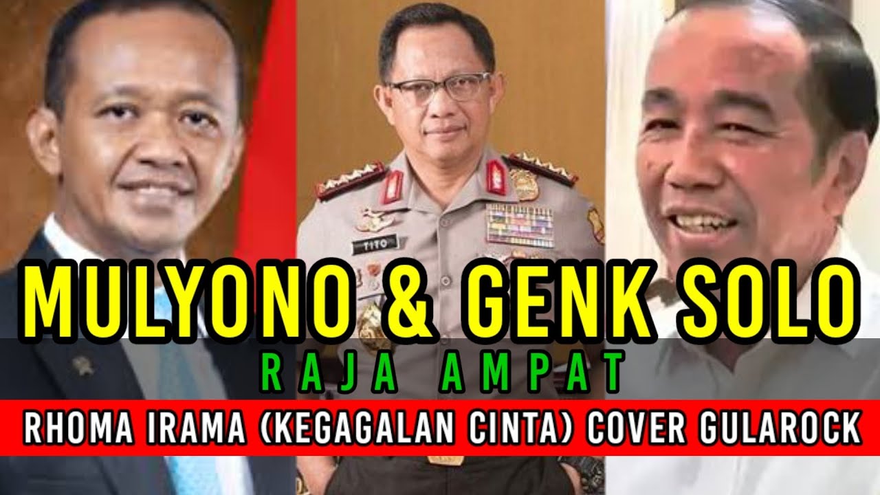 Mulyono & Genk Solo (Raja Ampat) - Rhoma Irama (Kegagalan Cinta) cover gularock