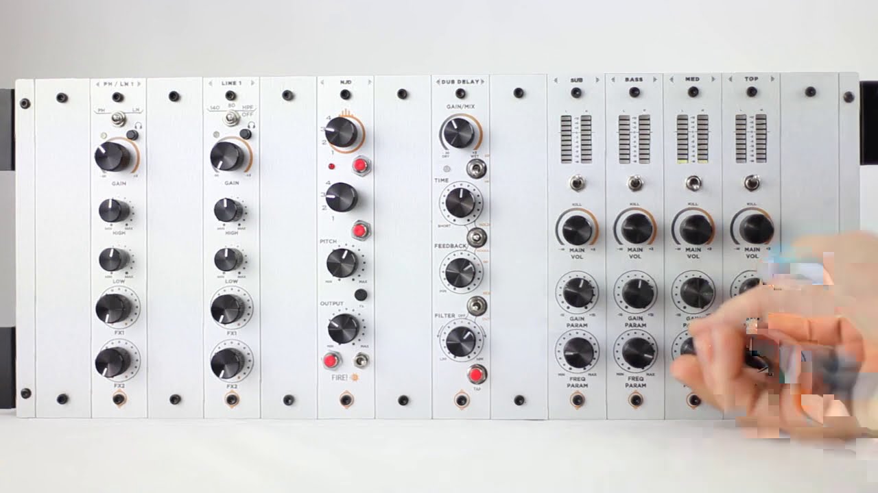 ANALOG STEREO MODULAR AUDIO PROCESSOR  - SETUP 8