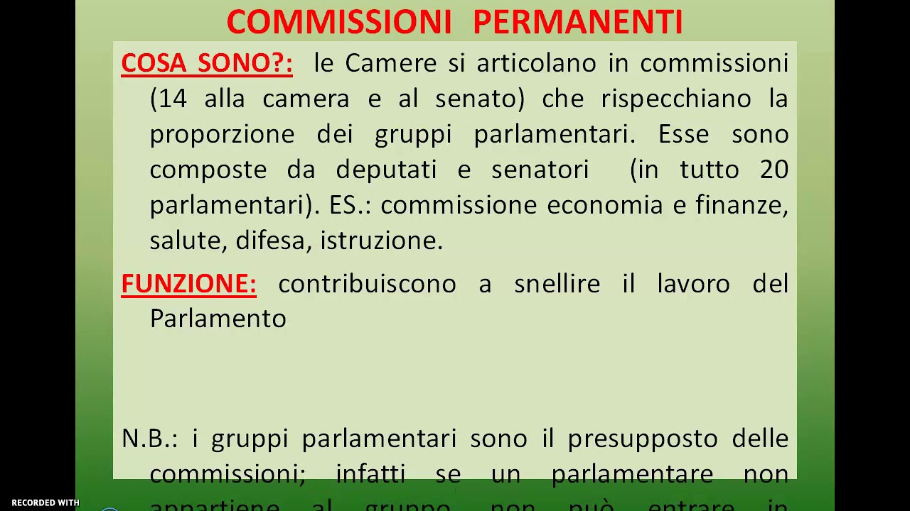 GRUPPI PARLAMENTARI, COMMISSIONI E GIUNTE