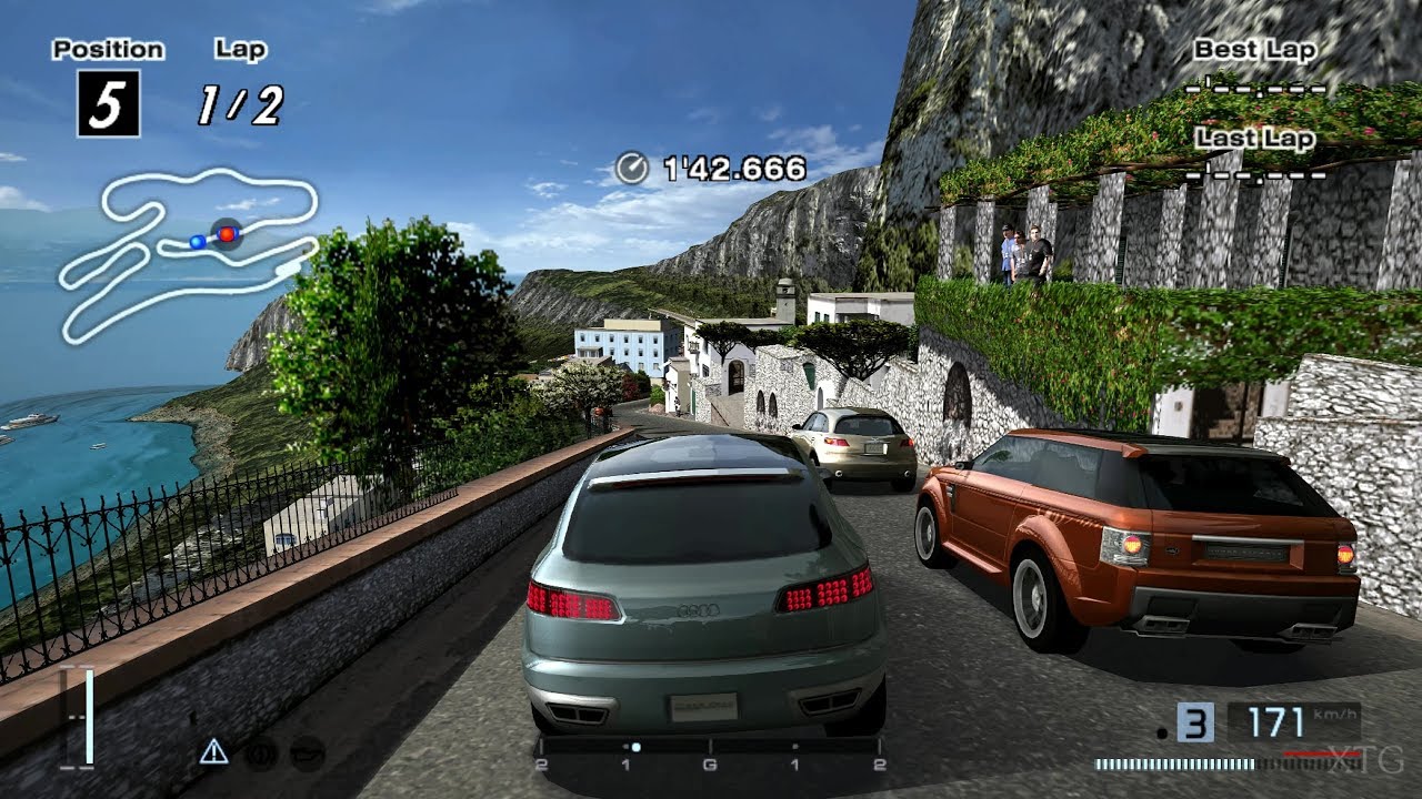 [#1477] Gran Turismo 4 - SUVs Touge Battle PS2 Gameplay HD