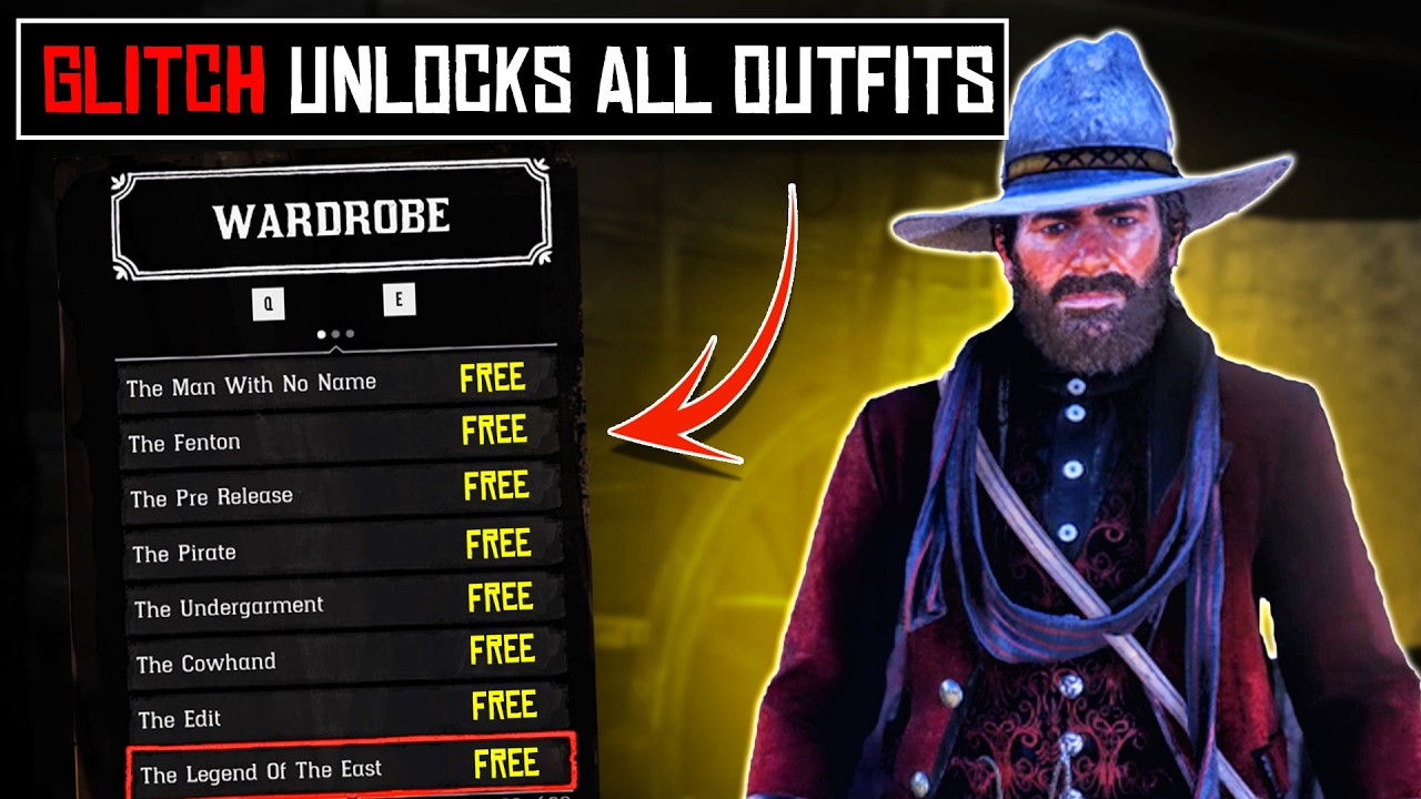NEW Glitch to UNLOCK All CLOTHING ITEMS in RED DEAD REDEMPTION 2