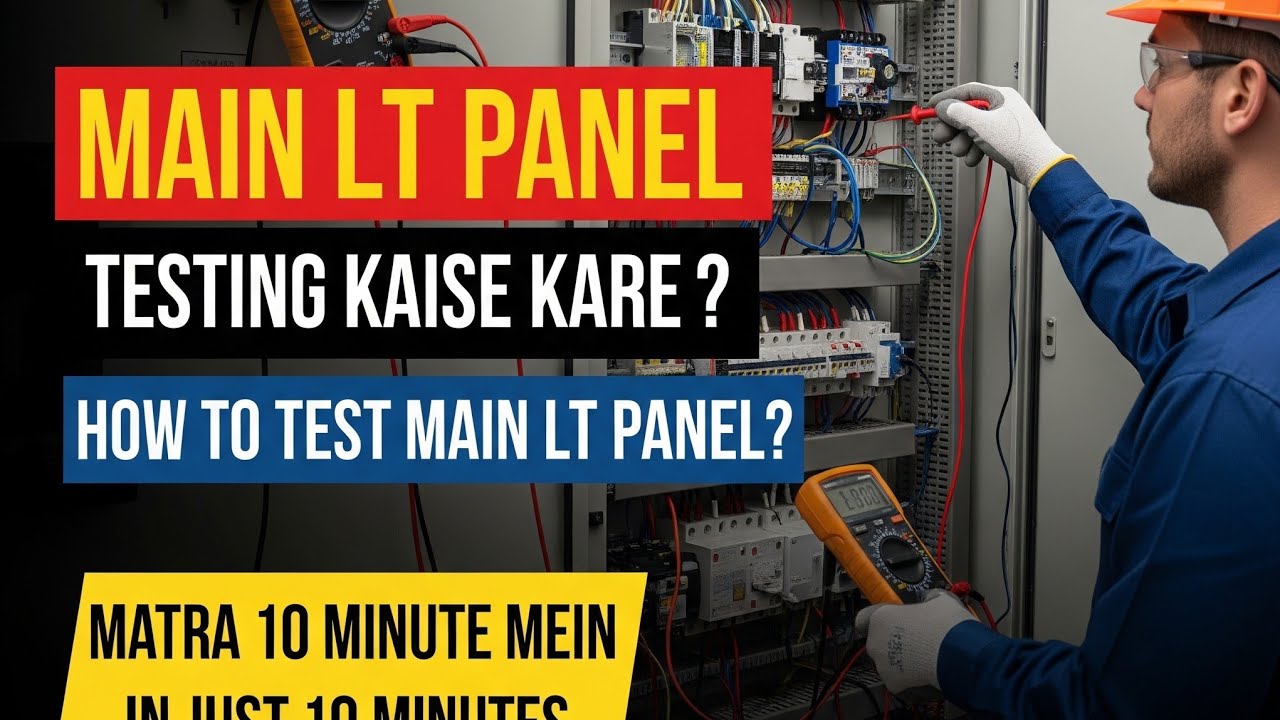 MainLT panel testing and cammisining 