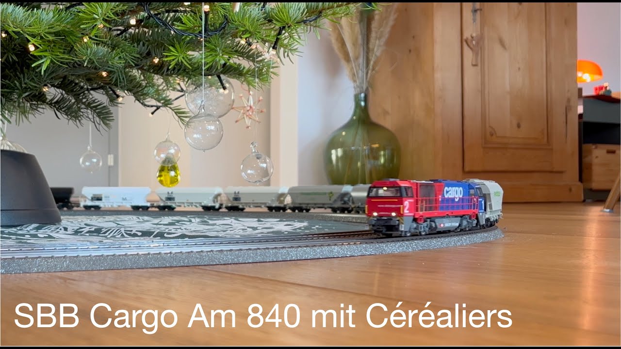 Märklin 37295 – SBB Cargo Am 840 mit Céréaliers Silowagen Getreide-Zug | Swiss H0 Model Railway