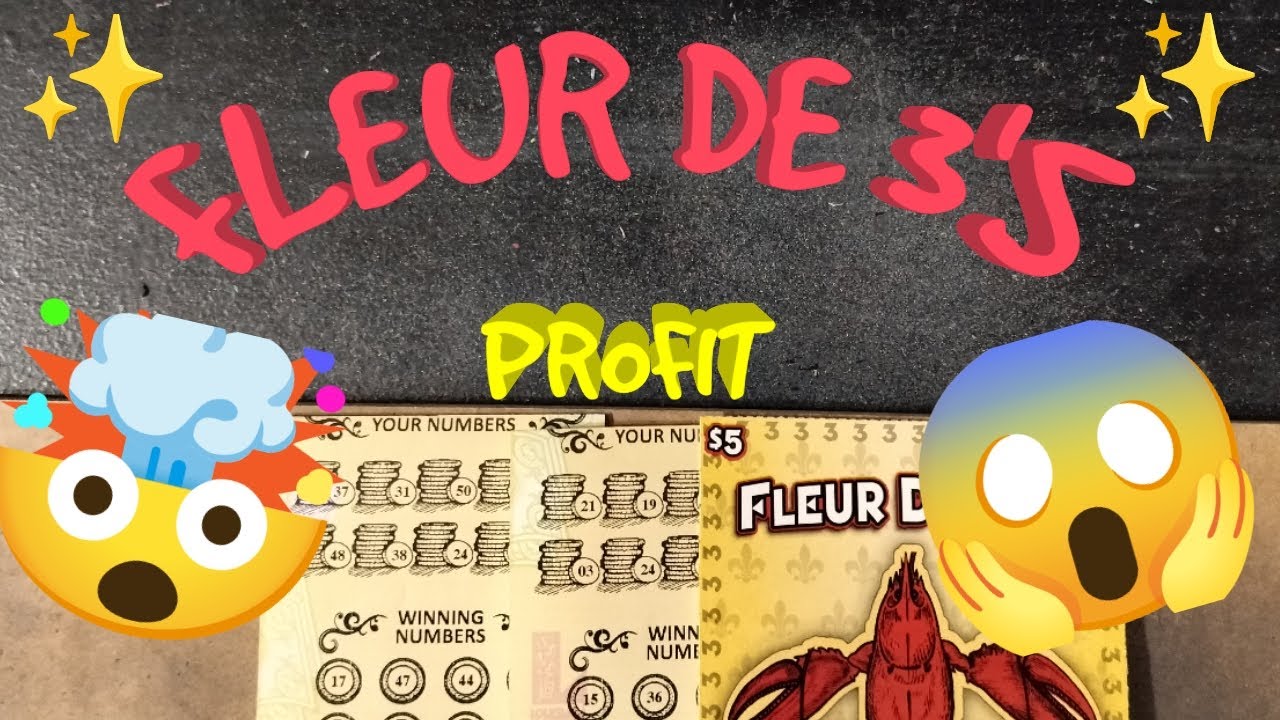 💥PROFIT💥‼️FLEUR DE 3'S‼️ SCRATCH OFF LOTTERY