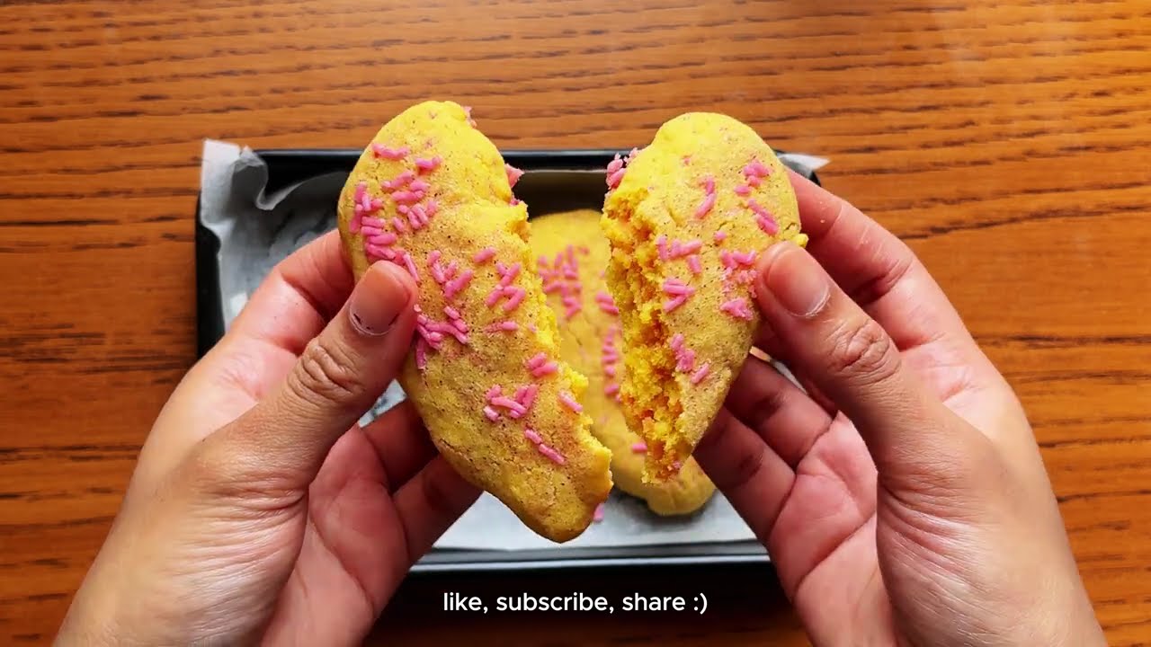 Valentine cinnamon sugar cookies 💖 | Bake with me