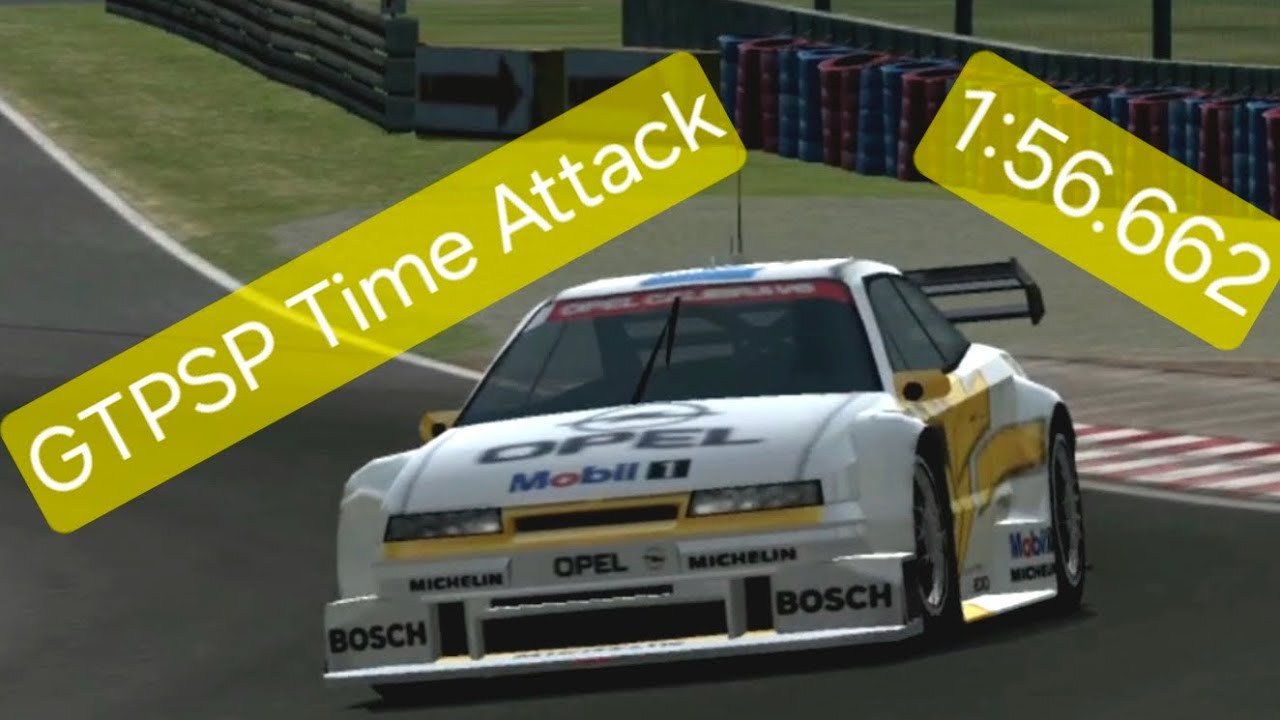 Gran Turismo PSP Grand Valley Time Attack in Opel Calibra DTM #psp 