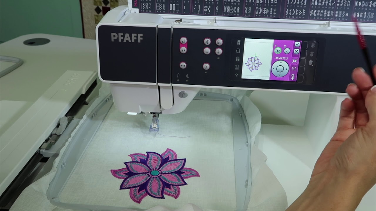 PFAFF creative 3.0 75 Precise Positioning