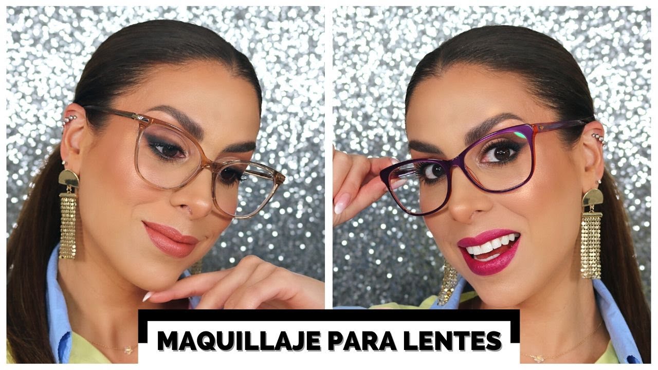 Maquillaje para lentes/gafas Ft. MASLENTE  👓