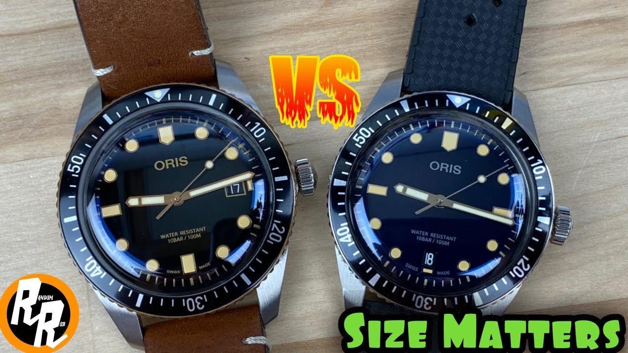 Oris Divers 65 (40mm vs 42mm)