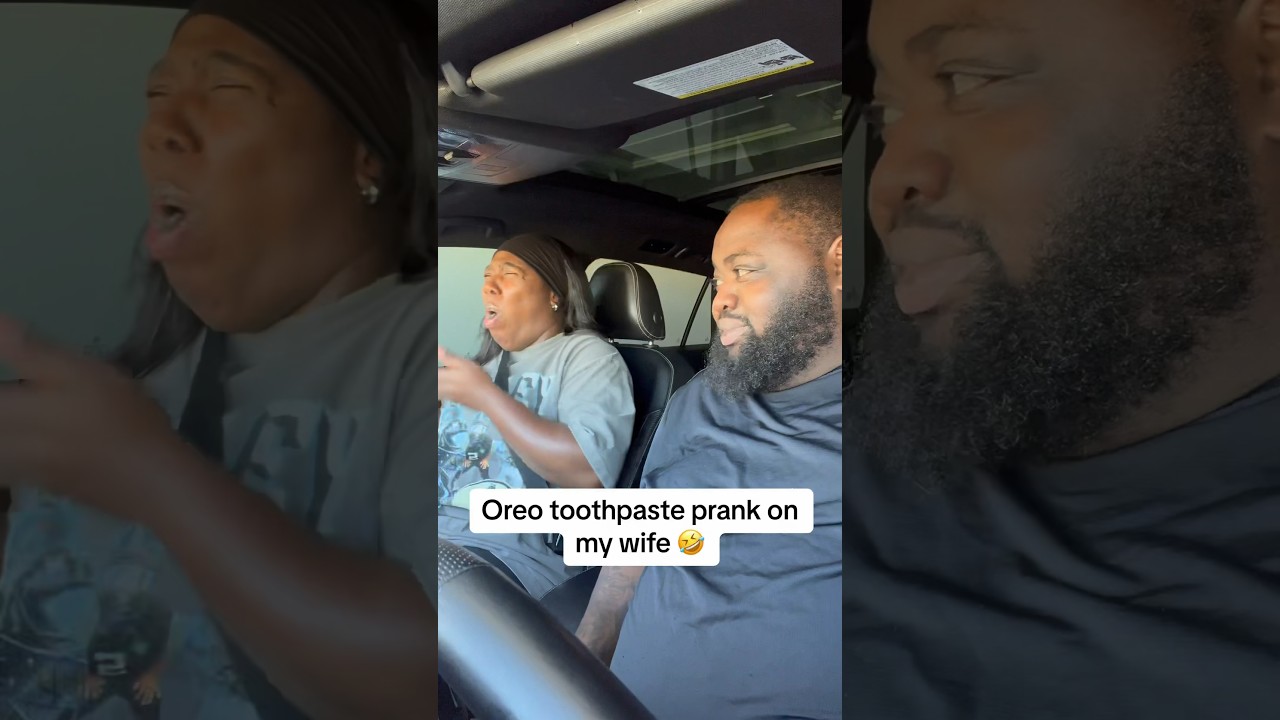 Oreo toothpaste prank on my wife ￼