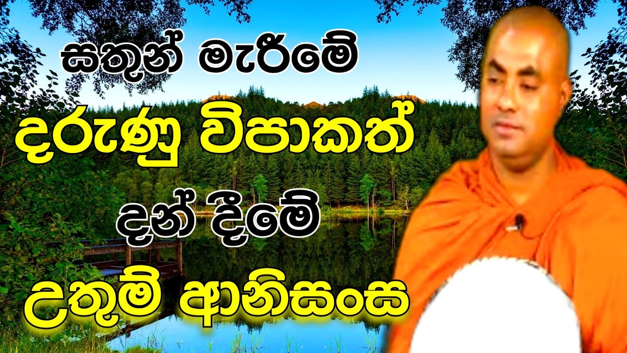 සතුන් මැරීමේ දරුණු විපාක සහ දන් දීමේ ආනිසංස | Ven Koralayagama Saranathissa Thero | Sadaham TV