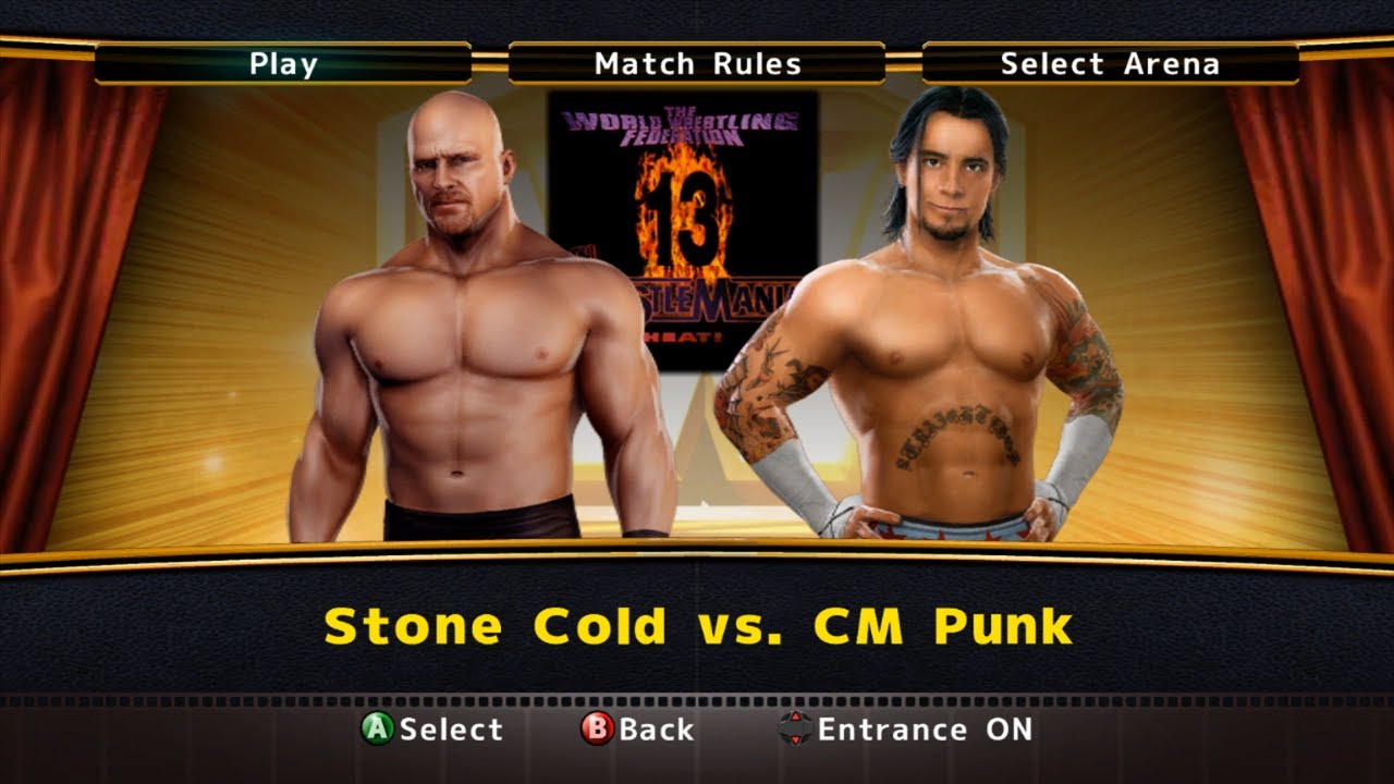 WWE Legends of WrestleMania - Steve Austin vs. CM Punk