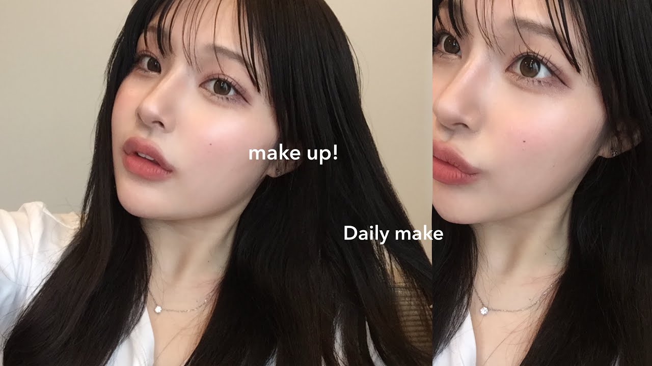 Ежедневный макияж Сузу 🐰⋆˙⟡ розовый макияж 💘