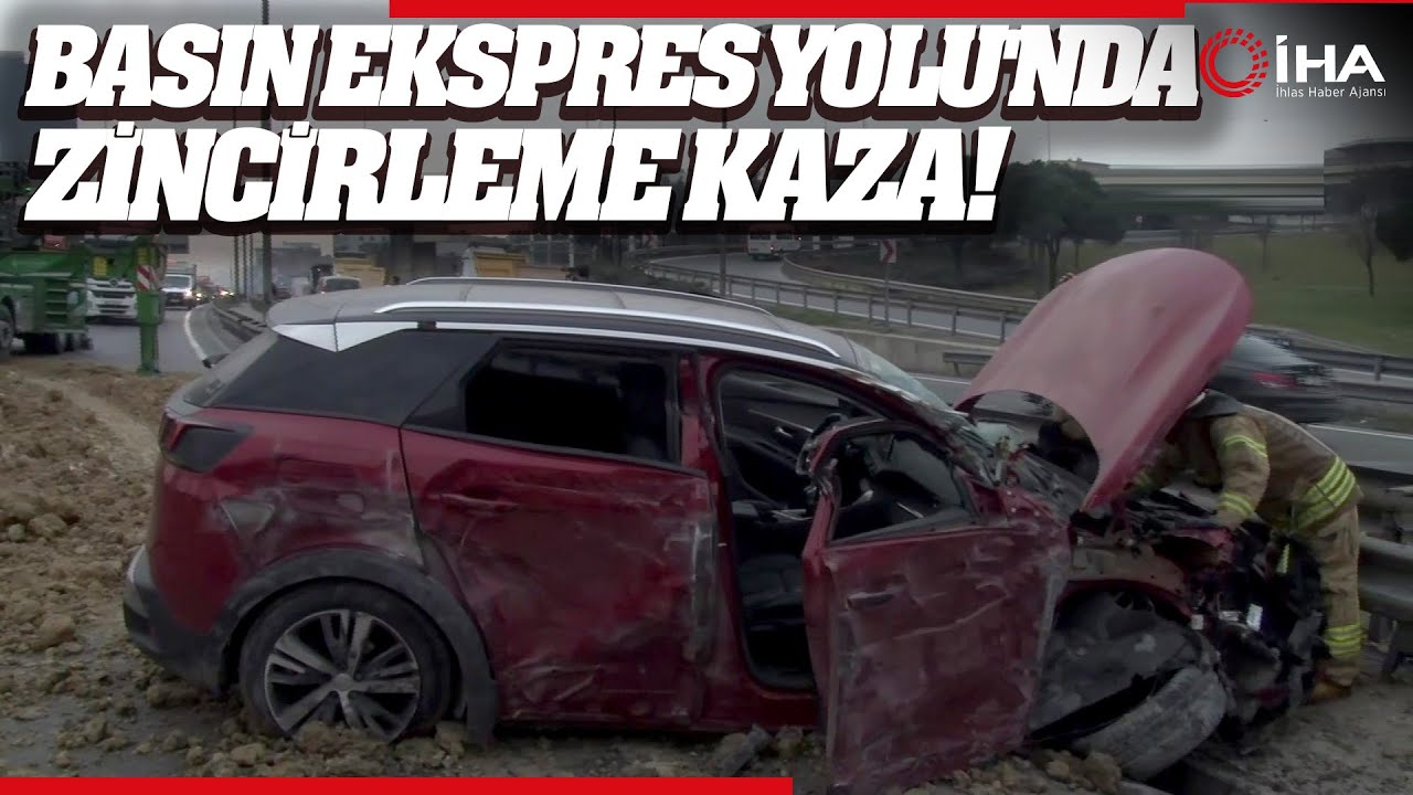 Basın Ekspres Yolunda Zincirleme Trafik Kazası, Yaralılar Var