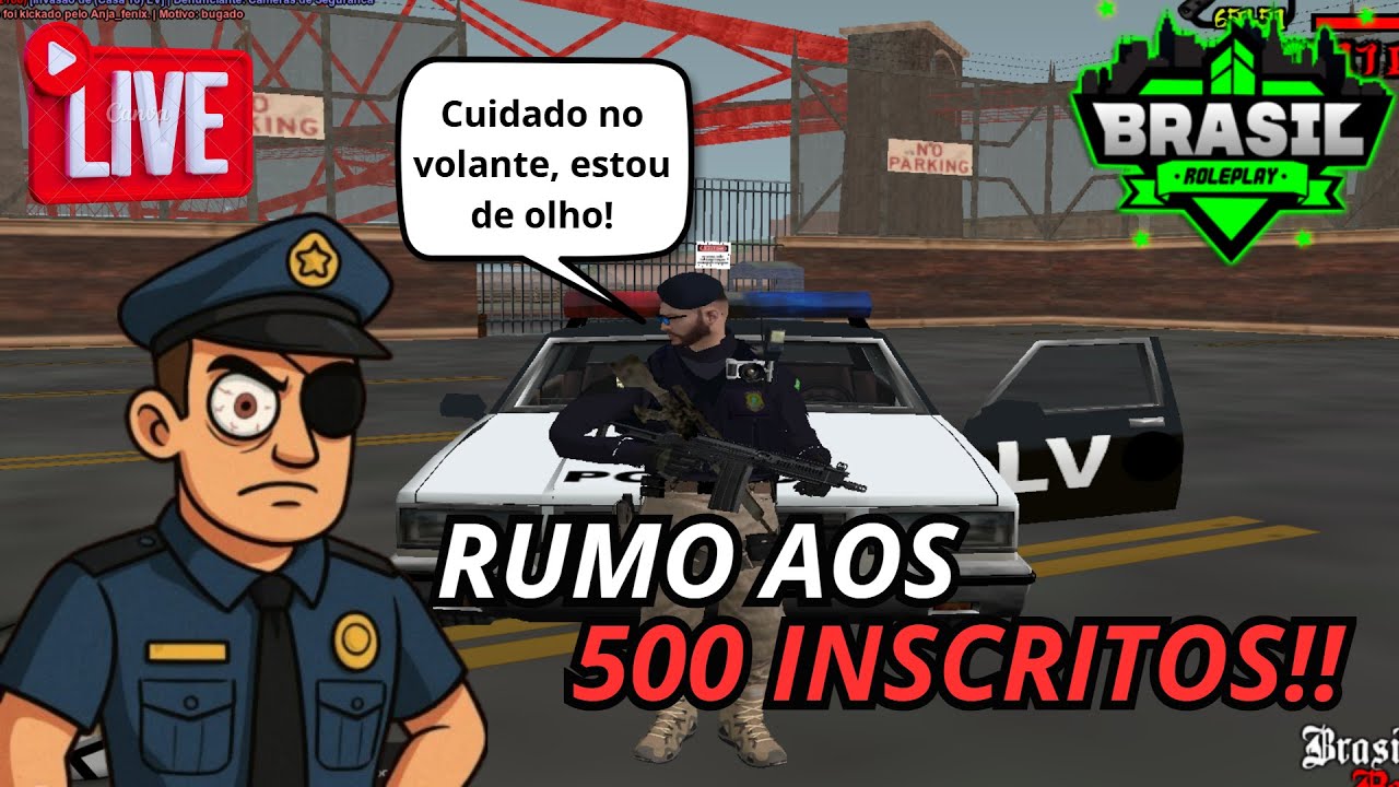 🔴 | PATRULHA DA PRF (BRP1) | PRENDENDO GERAL | AO VIVO!! | 🔴