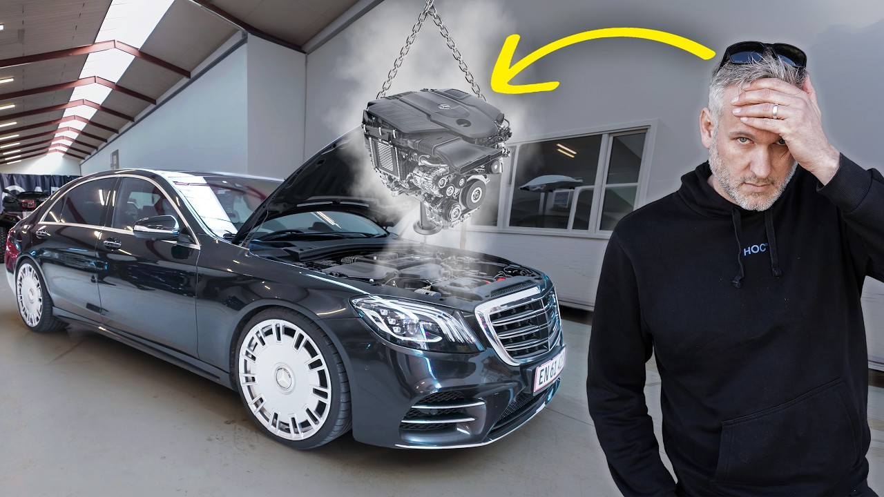 4 motorer senere... S-Klasse mareridtet fortsætter! | High on Cars