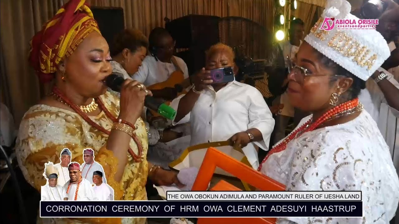 QUEEN AYO Balogun BAND THRILL OLORI VIKKY, IYALAJE OODUA, AND OTHERS AT OWA OBOKUN CORONATION.
