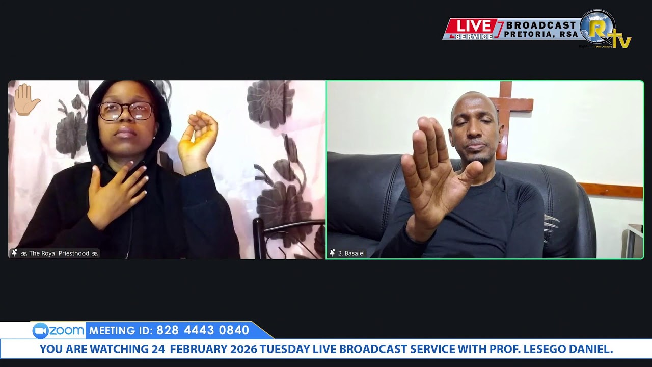 24 FEBRUARY 2026 TUESDAY  LIVE BROADCAST SERVICE WITH PROF. LESEGO DANIEL PART 1