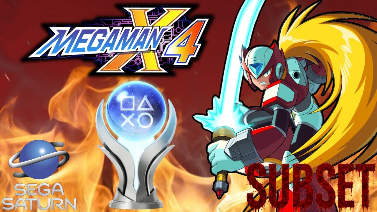 Mega Man X4 (Sega Saturn) SIGMA 3 FORMS NO DAMAGE - ZERO (RetroAchievements Subset Bônus)