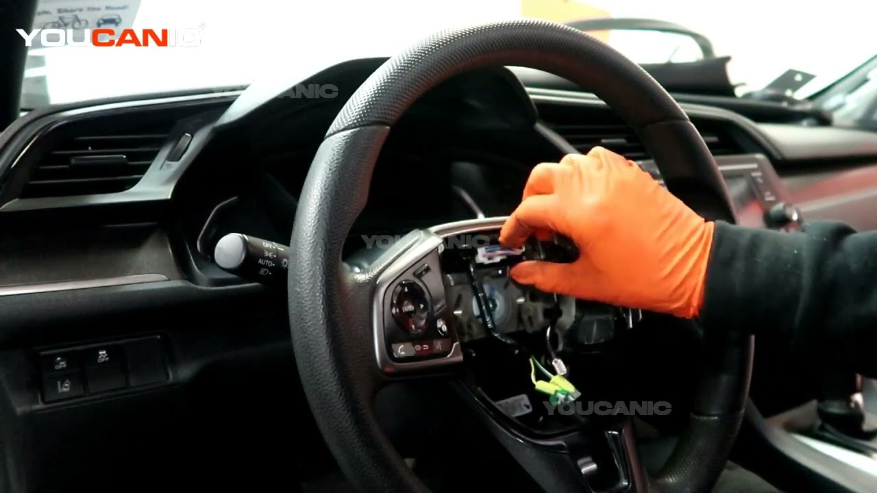 Honda Civic 2016-2021 — замена рулевого колеса