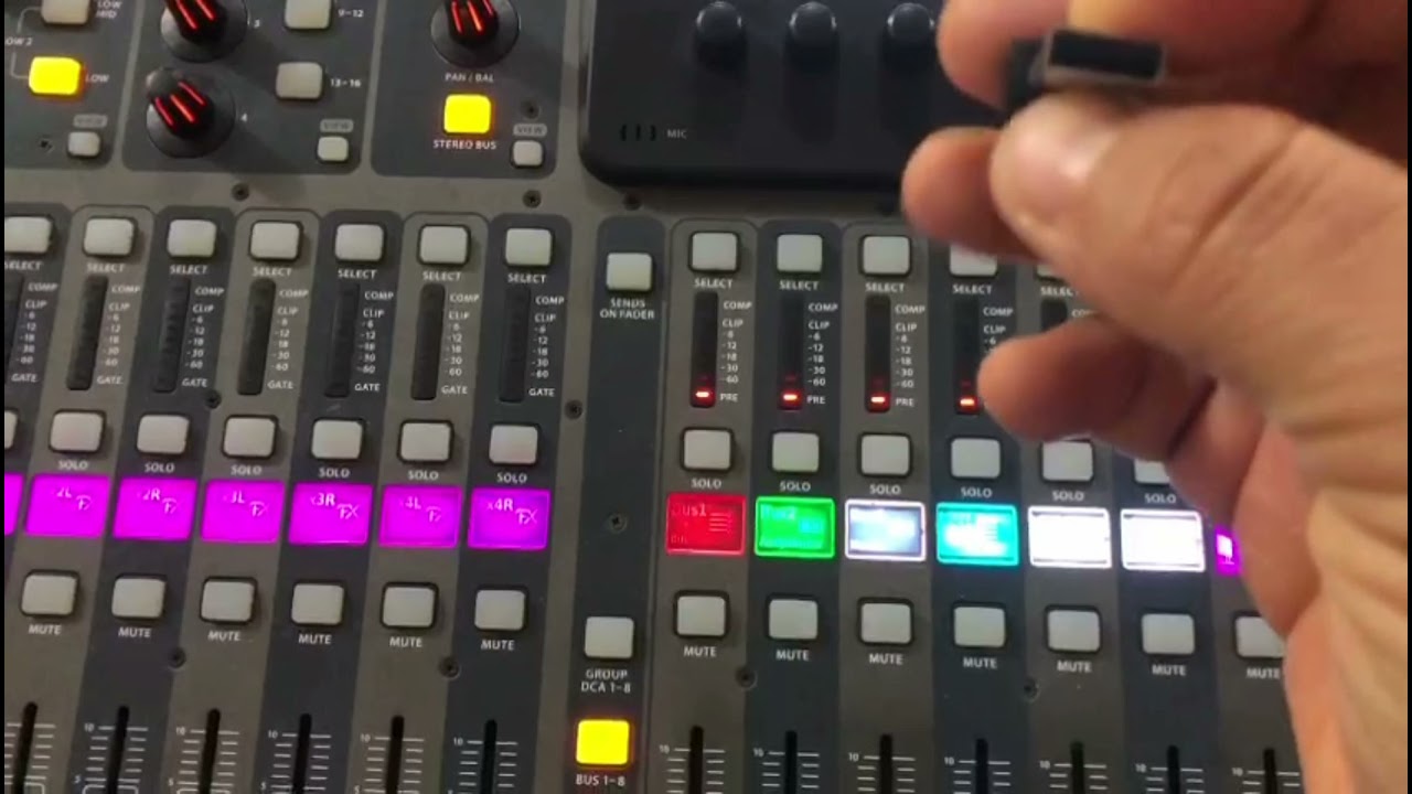 Grabación memoria usb en la  behringer x32