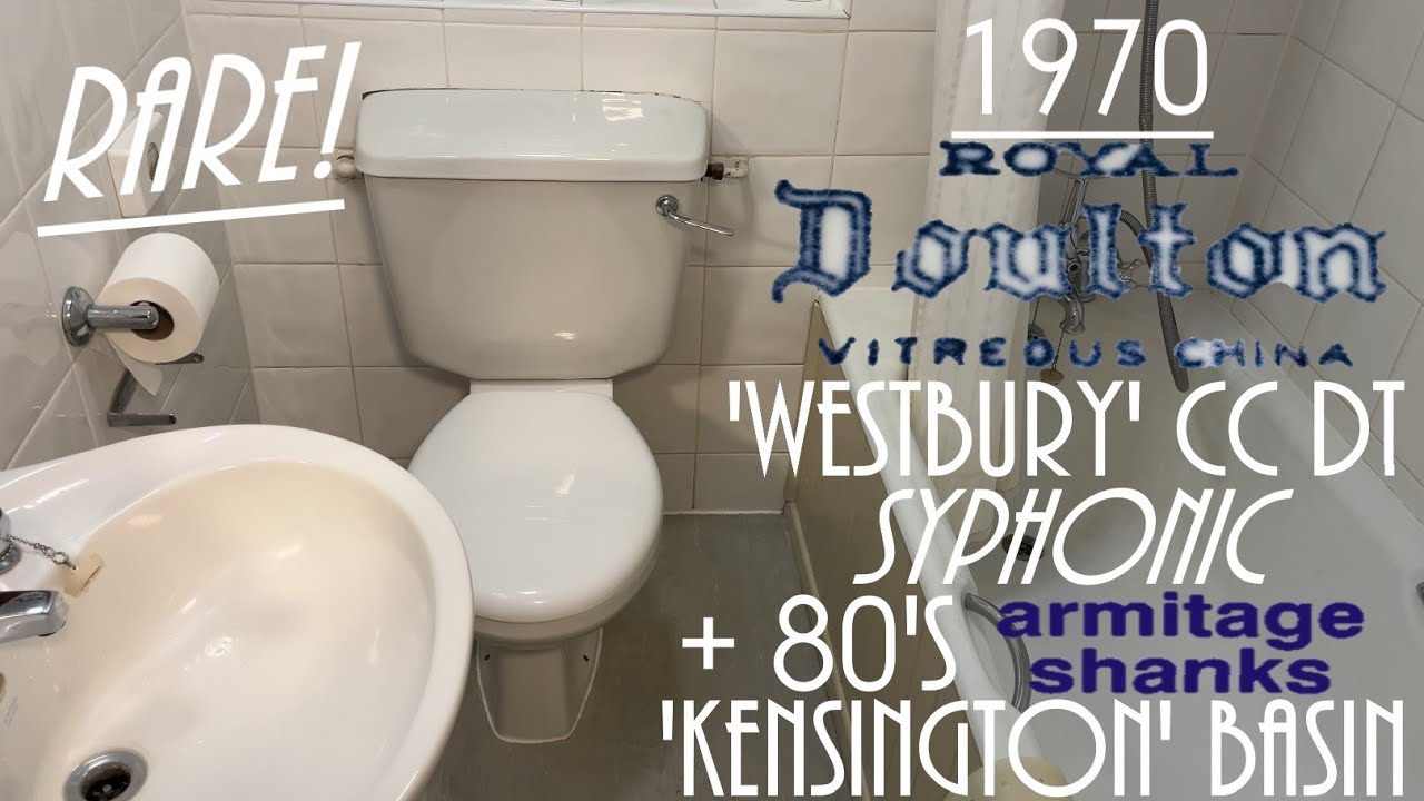 Finally!: 1970 Royal Doulton 'Westbury' Close Coupled Double Trap Syphonic Toilet