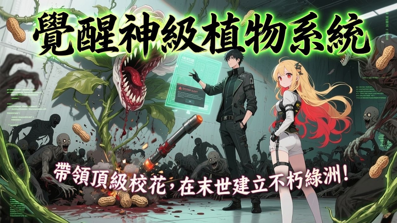 🔥Eng Sub【植物主宰·校園逆襲】末世降臨喪屍橫行？我覺醒植物系統帶走校花，隻手橫掃屍潮重塑世界秩序！#末日 #系統 #爽文 #次元黑盒