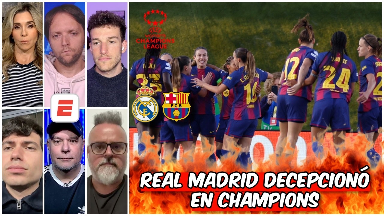 BARCELONA HUMILL&Oacute; al REAL MADRID en la IDA de CUARTOS de la CHAMPIONS LEAGUE FEMENINA | Exclusivos