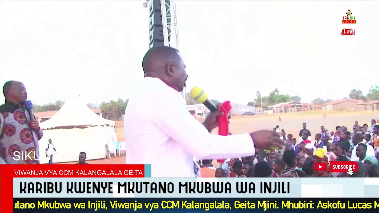 TAG - JRT, GEITA MJINI, MKUTANO MKUBWA WA INJILI, VIWANJA VYA CCM KALANGALALA, MJINI GEITA.