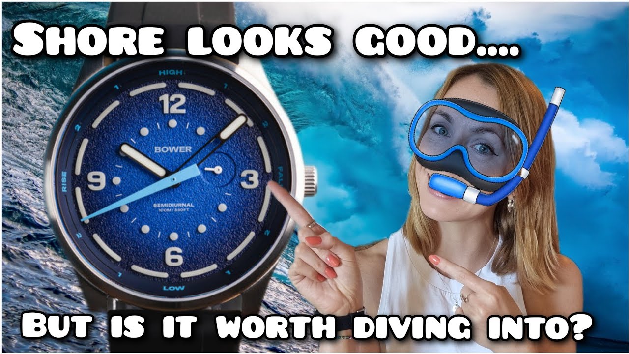 The Bower Tide Seeker - A new watch brand making waves with a Tide indicator!