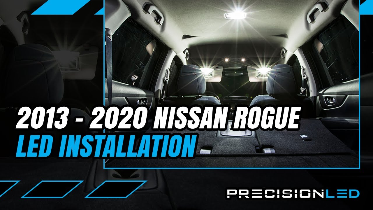 Как установить светодиодную подсветку салона Nissan Rogue (2013+)