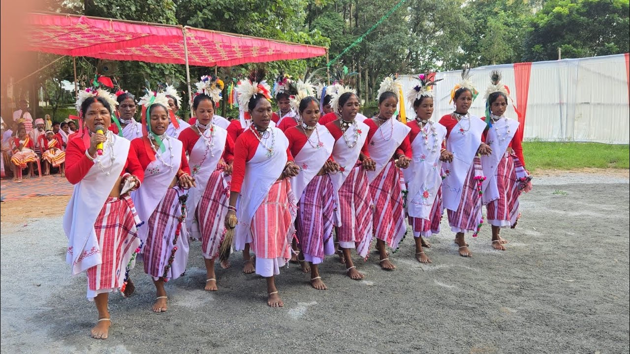 Karam purv sandhya , mandar me uchri ki teem 👆🌿🇦🇹🙏