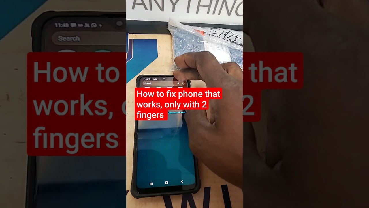 how to fix 2 fingers touch on samsung. #smartphone #touchphone