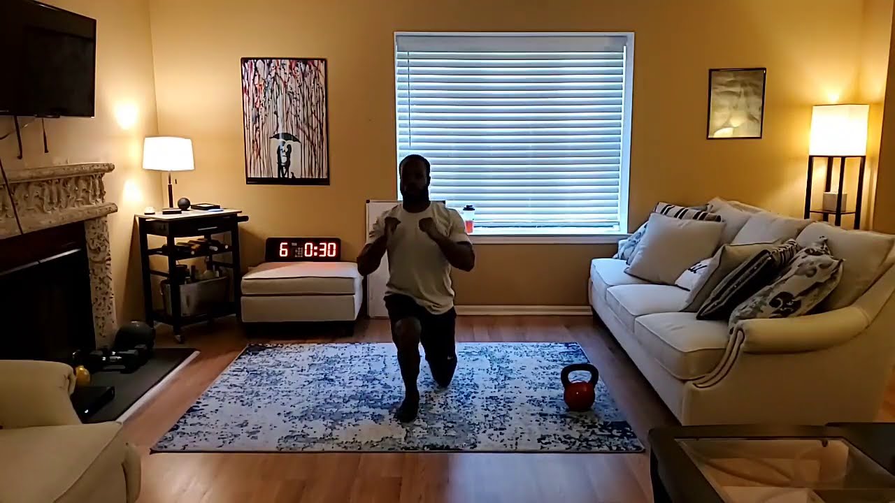 At Home Full Length Kettle Bell Workout