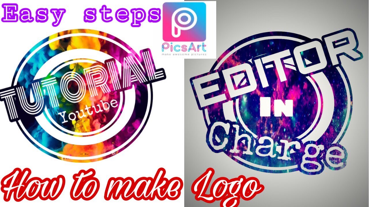 Paano Gumawa Ng Logo Sa Picsart | Picsart Tutorial