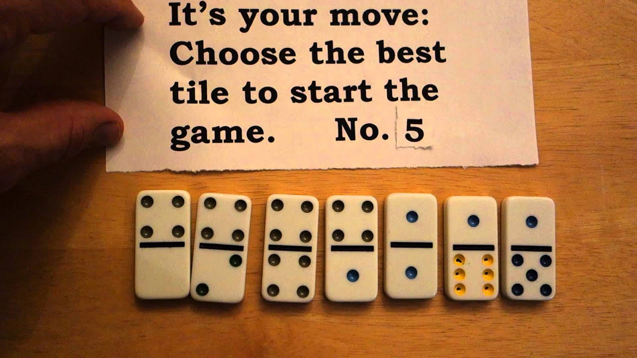 ABC  Dominos Exercise     best move 5      sJmAoNoUtAhRiYe