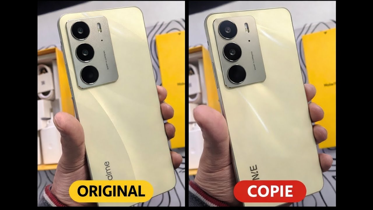 الفرق بين الأصلي و المقلد الكوبي (Copie) realme c75 افضل هاتف اقتصادي