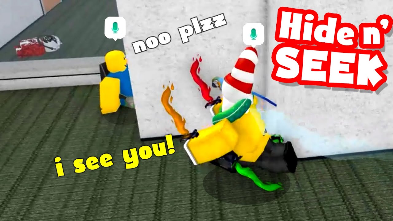 VOICE CHAT BUT IT'S HIDE AND SEEK!!!