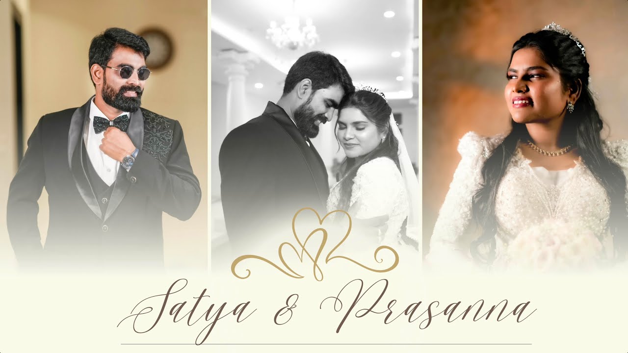Satya & Prasanna 4K Wedding Highlights | Kalyaname Vaibhogame Telugu christian wedding song